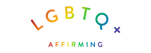 Logo Badge showing that Rachael Mathiak Therapy is LGBTQ affirming